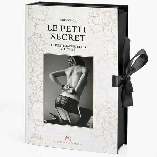 MAISON CLOSE Lace Garter Belt And Elastic Cuffs Gift Box - Her Fetish