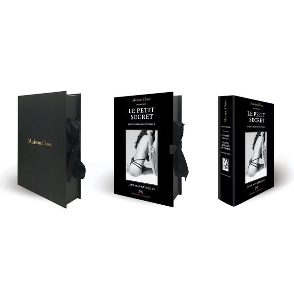MAISON CLOSE Lace Thong With Harness Gift Box - Her Fetish