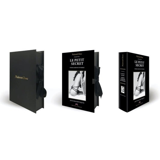 MAISON CLOSE Lace Thong With Harness Gift Box - Her Fetish