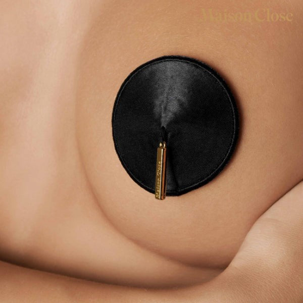 Maison Close Luxurious Black-Gold Tassel Nippies - - Fancy Dress Ups