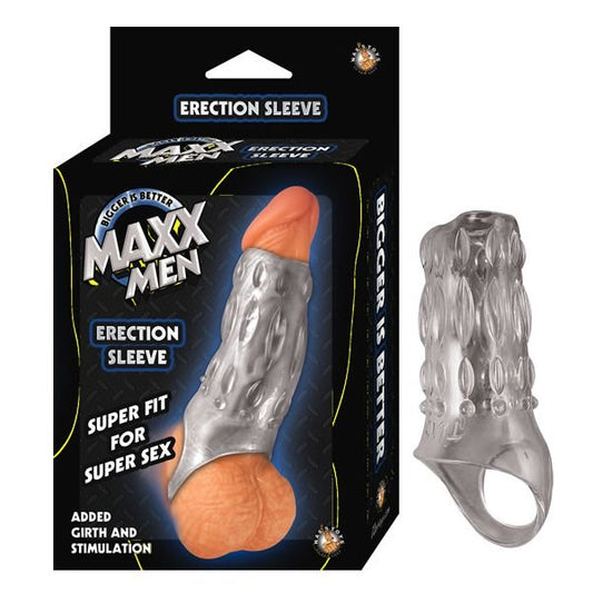 MAXX MEN Pleasure Enhancing Erection Sleeve - Pumps, Extenders and Sleeves