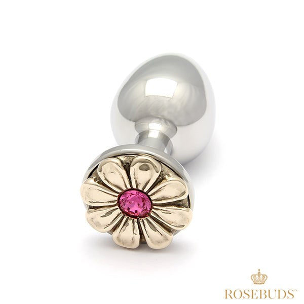 Rosebuds Luxe Steel Anal Plug - Exquisite Pleasure and Elegance - - Butt Plugs