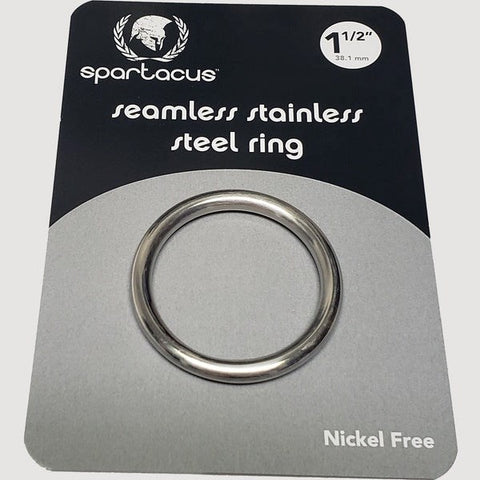 Spartacus Enterprises - Premium Stainless Steel Pleasure Ring - Steel Cock Rings