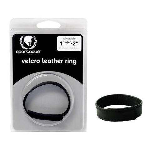 Spartacus Enterprises - Adjustable Leather Pleasure Ring - Cock Rings