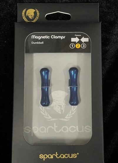 SPARTACUS Magnetic Clit or Tit Clamps Dumbbell - Nipple and Clit Clamps
