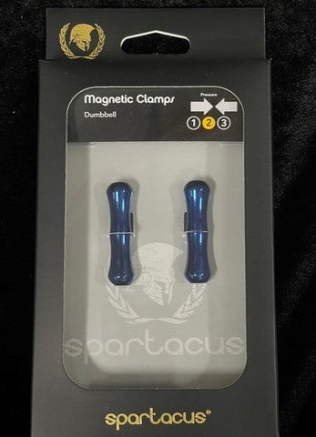 SPARTACUS Magnetic Clit or Tit Clamps Dumbbell - Nipple and Clit Clamps