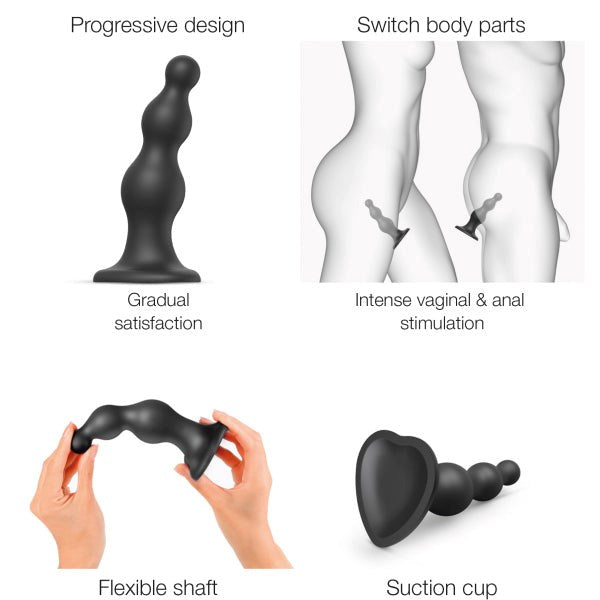 Strap-On-Me Deluxe Dildo Plug - Silky Smooth Stimulation - Anal Dildos