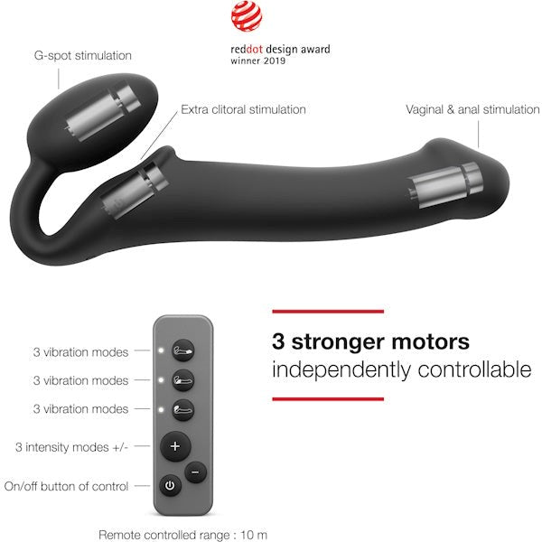 Strap-On-Me Deluxe Vibrating Pleasure Enhancer - Strap On Sextoys