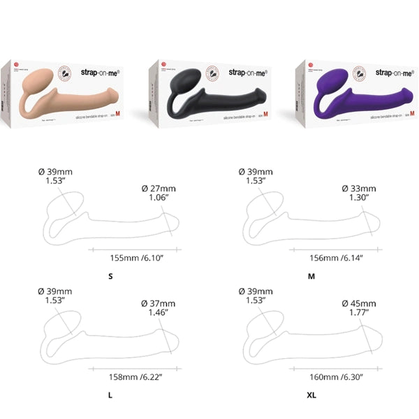 STRAP-ON-ME Semi-Realistic Strapless Strap-On - Large for Dual Delight - Strap On Sextoys