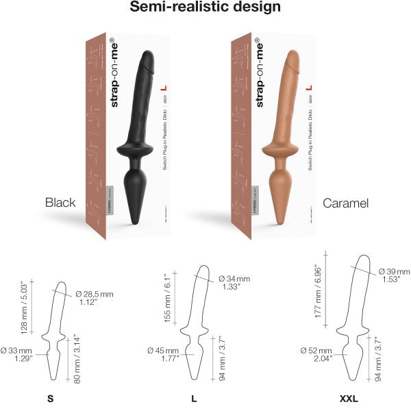 STRAP-ON-ME Versatile Silicone Dildo and Plug Set - Anal Dildos