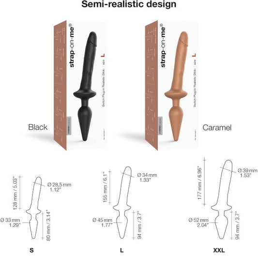 STRAP-ON-ME Versatile Silicone Dildo and Plug Set - Anal Dildos