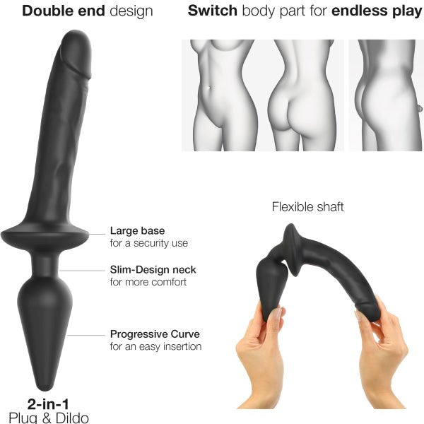 STRAP-ON-ME Versatile Silicone Dildo and Plug Set - Anal Dildos