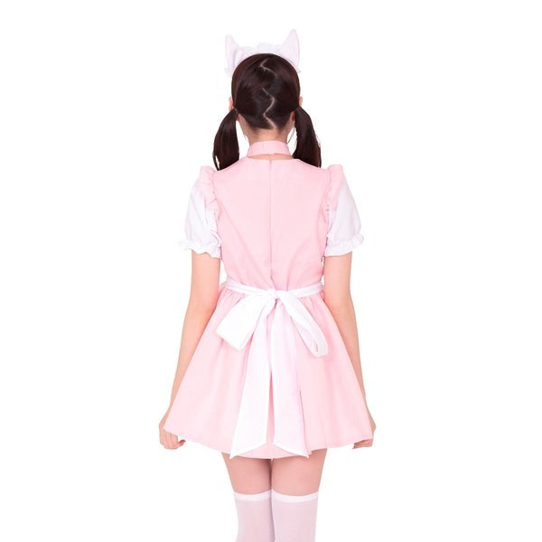 Starfire Daydream Strawberry Kinky Maid Dress - Flirty Ribbons for Playful Scenarios - Fancy Dress Ups