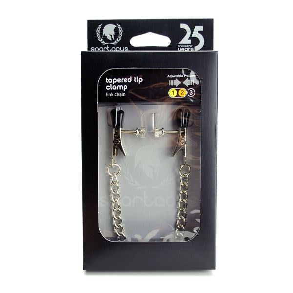 Spartacus Tapered Broad Tip Nipple Clamps - Customizable Stimulation - Nipple and Clit Clamps