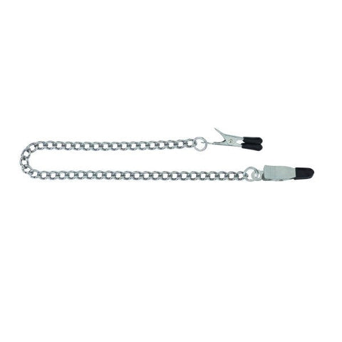 Spartacus' Pinchy Grip Nipple Clamps - Durable Chain for Prolonged Pleasure - Nipple and Clit Clamps