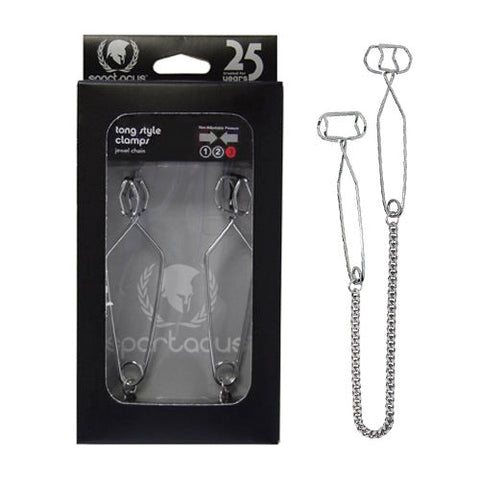 Spartacus Enterprises Tong Style Nipple Torture Ultra Endurance Clamps - Nipple and Clit Clamps