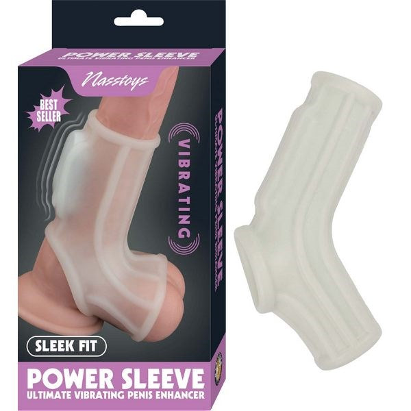 Nasstoys Vibrating Sleek Fit Wave Power Enhancer - - Pumps, Extenders and Sleeves