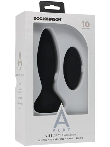 A-Play Vibe Experienced Remote Control Vibrating Anal Plug - Butt Plugs