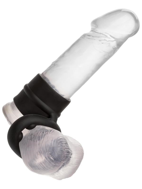 Alpha Liquid Silicone Dual Magnum Cock Ring - - Stretchy Cock Rings