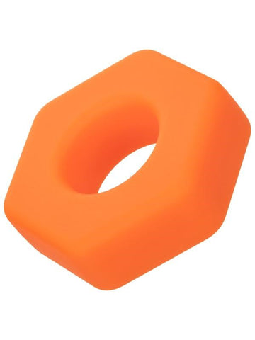 Alpha Liquid Silicone Prolong Sexagon Comfortable Cock Ring - Stretchy Cock Rings