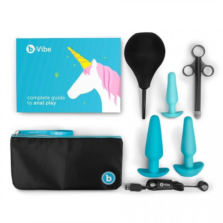 b-Vibe Anal Training 7 Piece KIt and Education Set - - Sex Kits