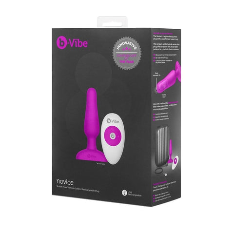 b-Vibe Novice Remote Control Butt Plug - Butt Plugs