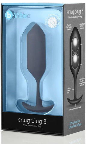 b-Vibe Snug Plug 3 Anal Training Butt Plug - Butt Plugs