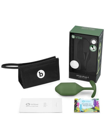 b-Vibe Snug Plug 4 - Butt Plugs For Anal Play - Butt Plugs