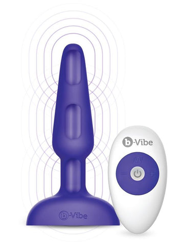 b-Vibe Trio Premium Vibrating Butt Plug - Butt Plugs