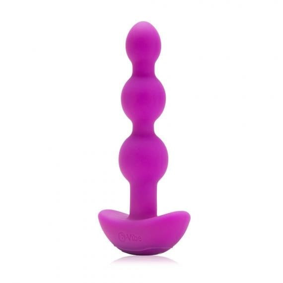 b-Vibe Triplet Remote Control Silicone Anal Beads - - Anal Beads and Balls