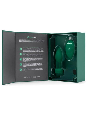 b-Vibe Vibrating Jewels Remote Control Anal Plug M/L - Butt Plugs