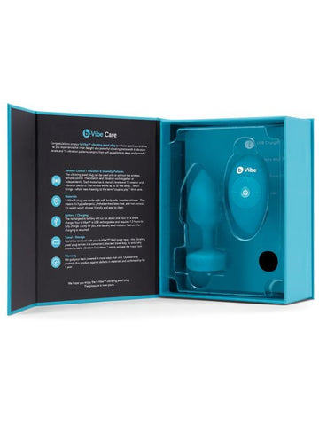 b-Vibe Vibrating Jewels Remote Control Butt Plug S/M - Butt Plugs