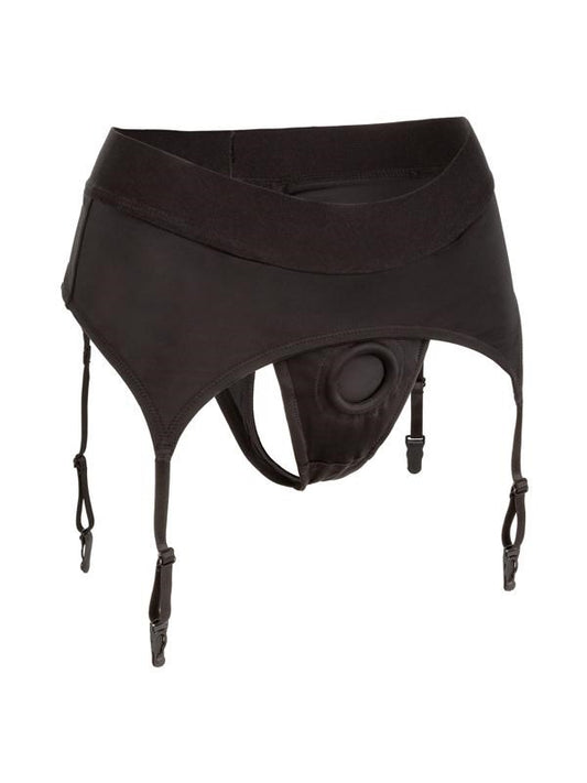 Boundless Harness Compatible Thong with Garter 2XL/3XL - G-Strings, Panties and Shorts