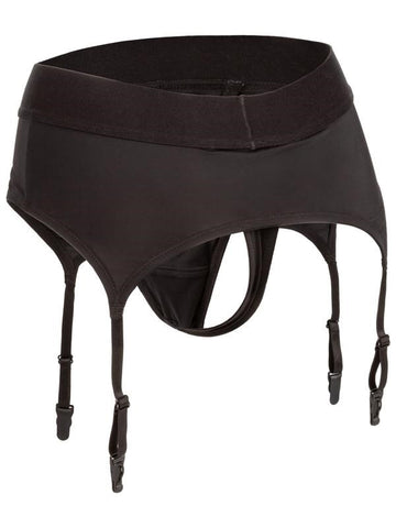 Boundless Harness Compatible Thong with Garter 2XL/3XL - G-Strings, Panties and Shorts
