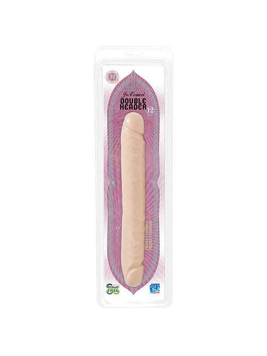 Doc Johnson 12 Inch Jr. Double Header Realistic Dong - Double Ender