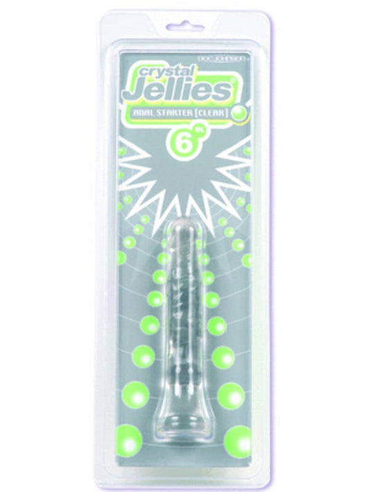 Doc Johnson 6 Inch Crystal Jellies Anal Starter Plug - Butt Plugs