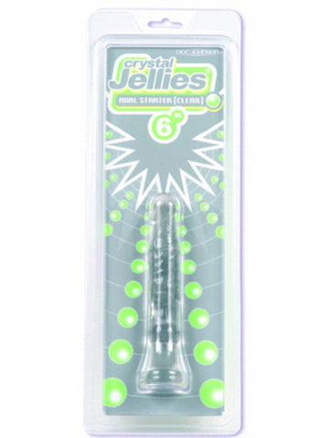 Doc Johnson 6 Inch Crystal Jellies Anal Starter Plug - Butt Plugs