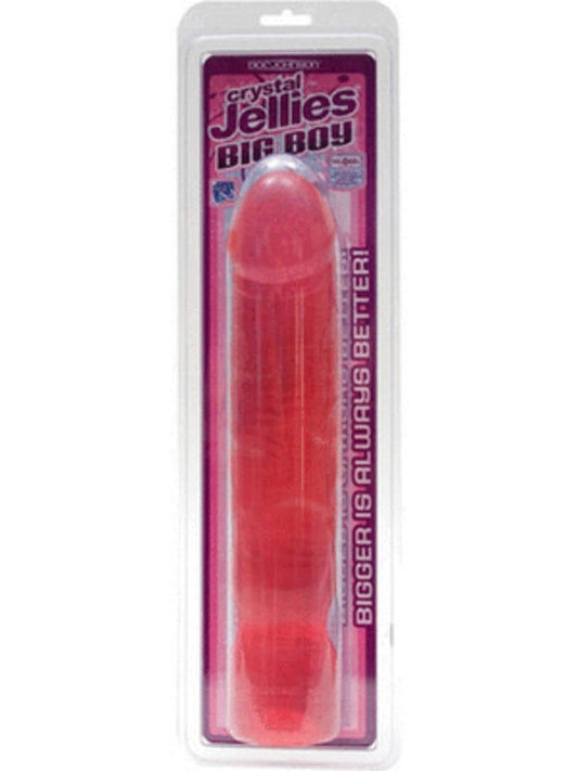 Doc Johnsons Crystal Jellies Big Boy 12 Inch Realistic Dildo - Realistic Dildos