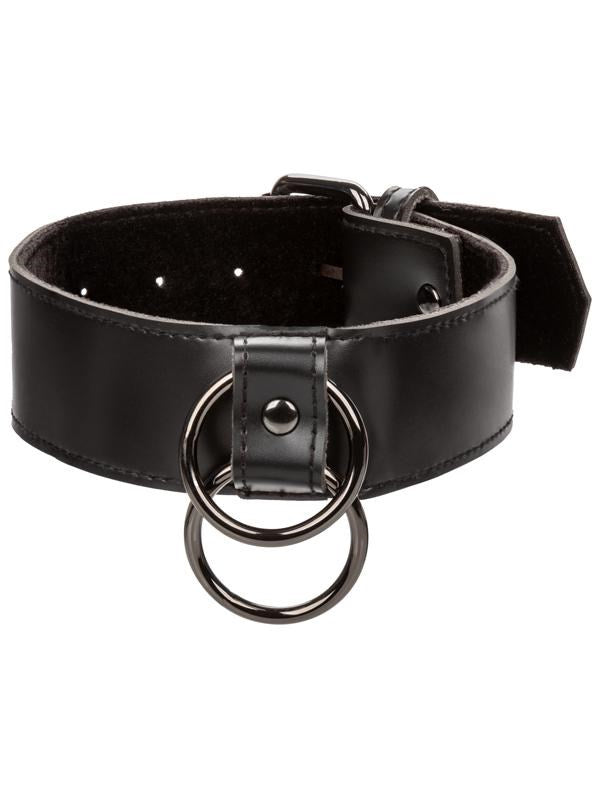 Euphoria Collection BDSM Collar With Chain Leash - - Collars and Leads