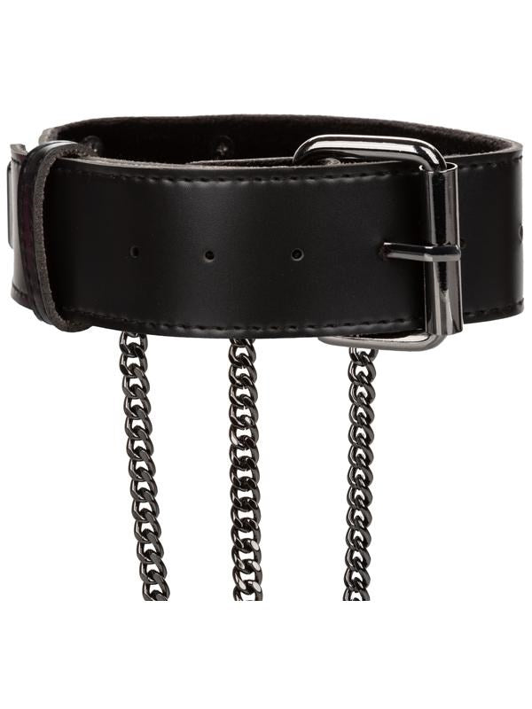 Euphoria Collection Plus Size Multi Chain BDSM Collar Harness - - Collars and Leads