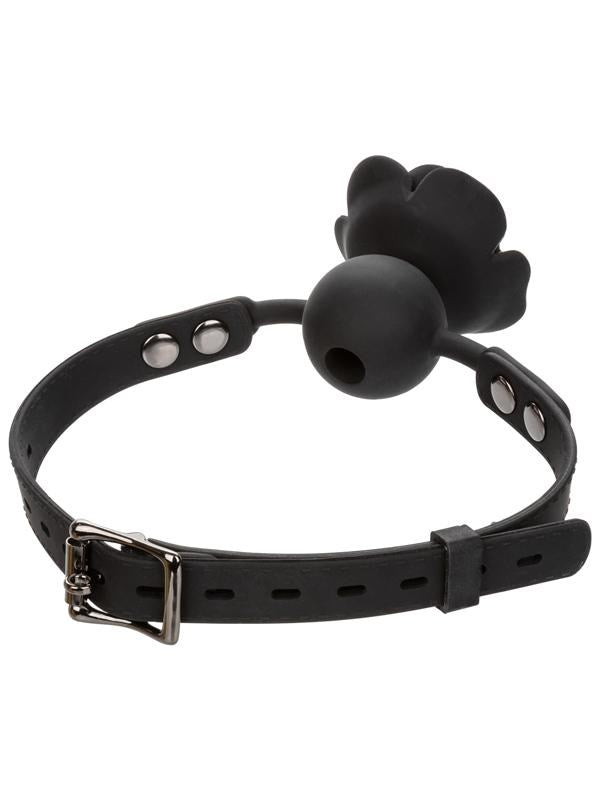 Forbidden Removable Rose BDSM Play Ball Gag - - Bondage Gags and Bits