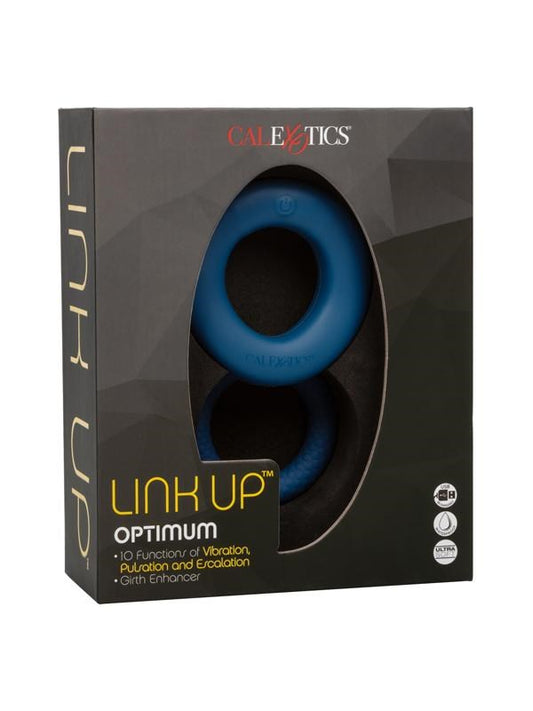Link Up Optimum Dual-Motor Silicone Vibrating Cock Ring - Vibrating Cock Rings