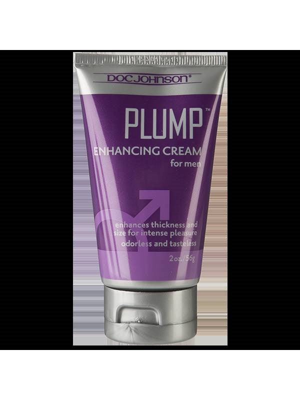 Doc Johnson Plump Enhancement Cream for Men 2 oz - - Delay and Excite Sprays