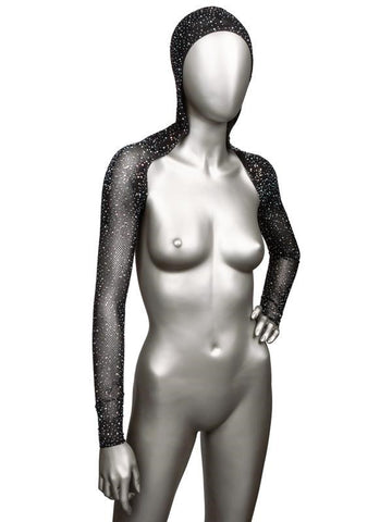 Radiance Stylish & Versatile Hooded Shoulder Shrug - Wigs and Gloves