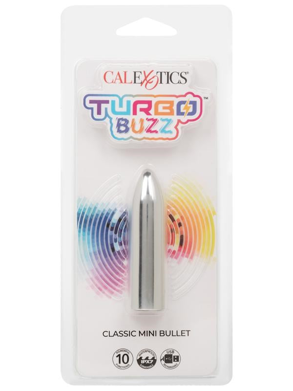 Turbo Buzz Classic Mini Vibrating Bullet Massager - - Bullet Vibrators
