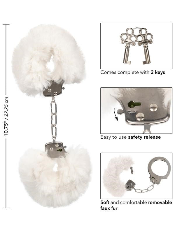 Ultra Fluffy Furry BDSM Play Cuffs - - Cuffs And Restraints