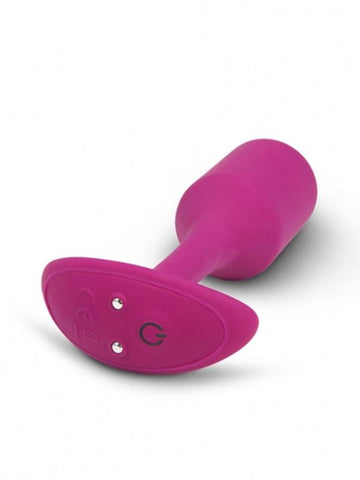 Vibrating Snug Plug Medium Silicone Anal Plug - Butt Plugs