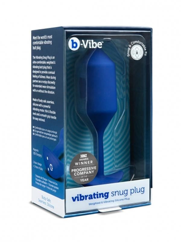 Vibrating Snug Plug XL Silicone Butt Plug - - Butt Plugs