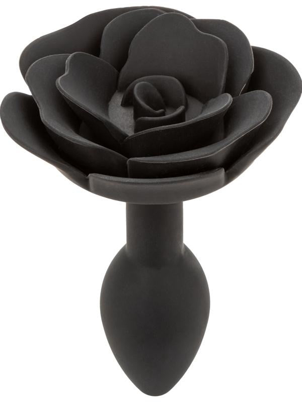 Forbidden Rose Smooth Silicone Anal Plug - - Butt Plugs