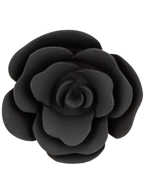 Forbidden Rose Smooth Silicone Anal Plug - - Butt Plugs